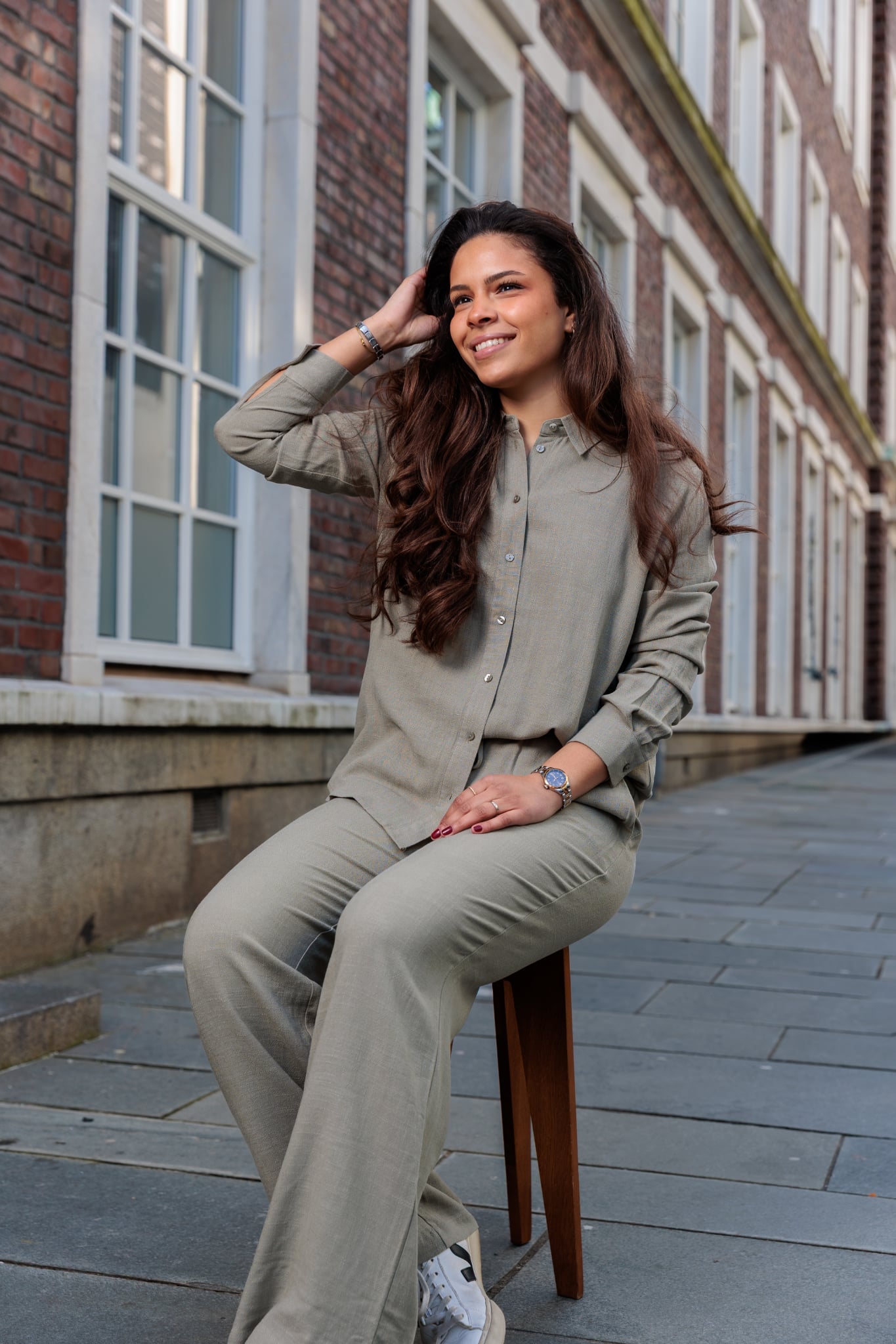 Viva Lin Skjorte - Grønn/ Vetiver